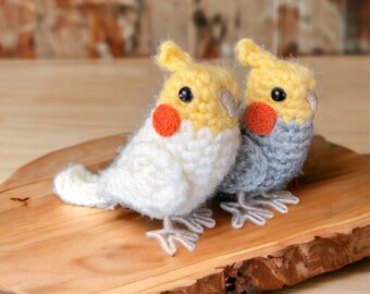 ☆まめひこ☆オカメインコあみぐるみバッグチャーム5点セット 受注制作】オカメインコのあみぐるみ あみぐるみ ainote 通販 15367101