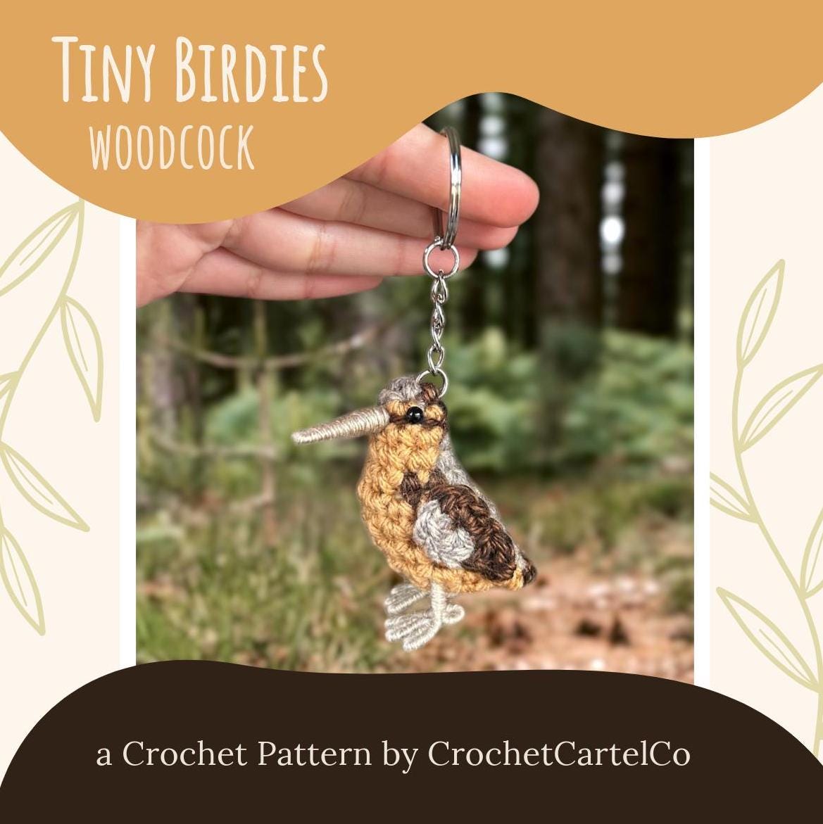 Tiny Birdies Crochet Woodcock Written Crochet Pattern | Crochet