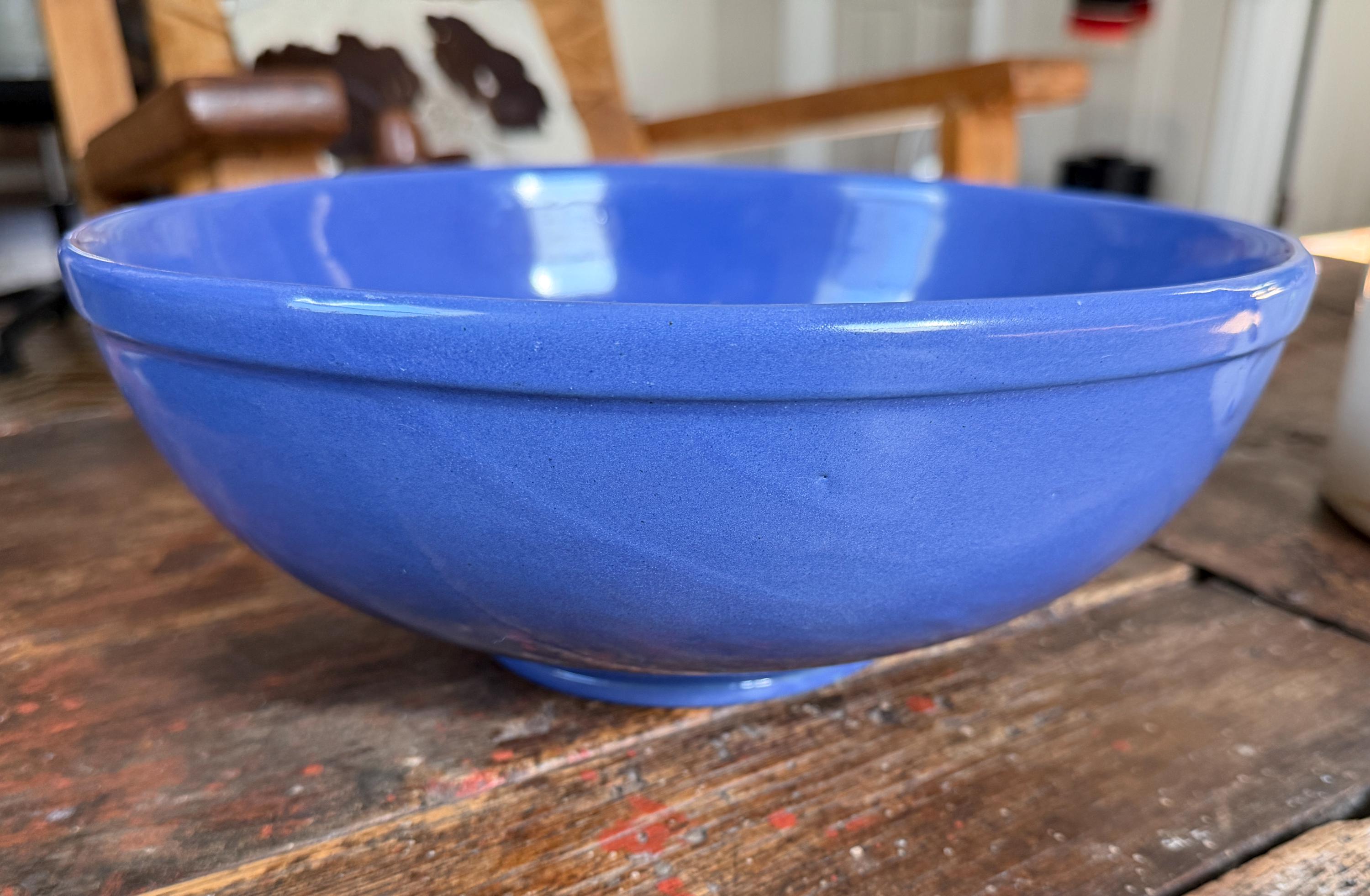 キッチン・食器 BAUER POTTERY Pasta Bowl French Blue
