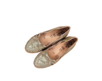Gold Huaraches Women,Huaraches Sandals,Womens Huaraches,Mexican Huaraches,Natural Leather Shoes,Huarache Sandal Woman,Leather shoes,Metallic