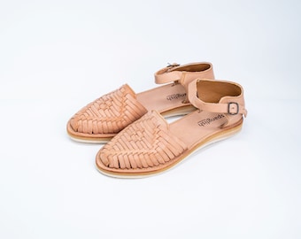 Braun Leder Knöchel Riemen, Sandale Frauen,Huarache Sandalen,Frauen Huaraches,Mexikanische Huaraches,Naturleder Schuhe,handgefertigte Schuhe,Huaraches