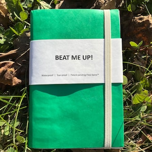 Tuk Book Waterproof Tear-proof Indestructible Pocket Notebook Green