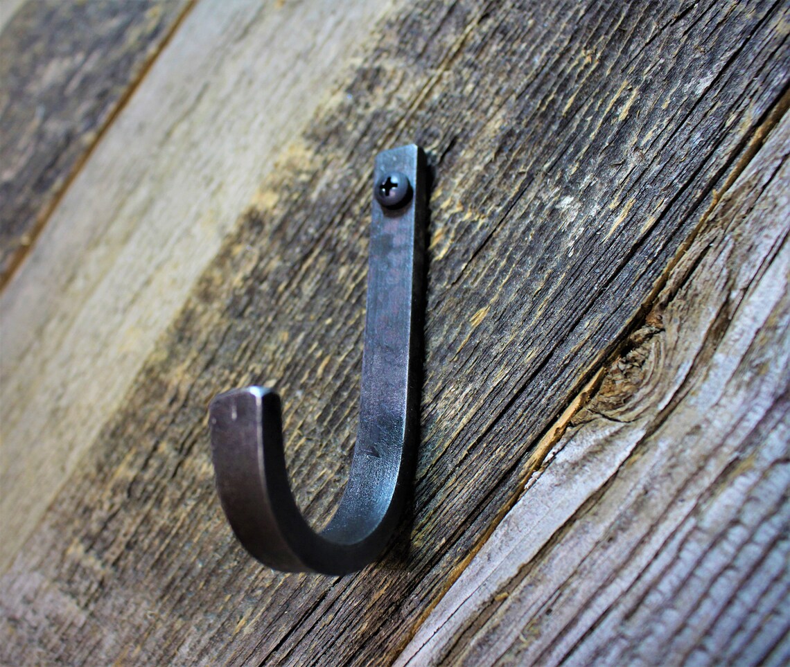 Minimalist Flat Stock Hook Hand Rustic Hook Etsy