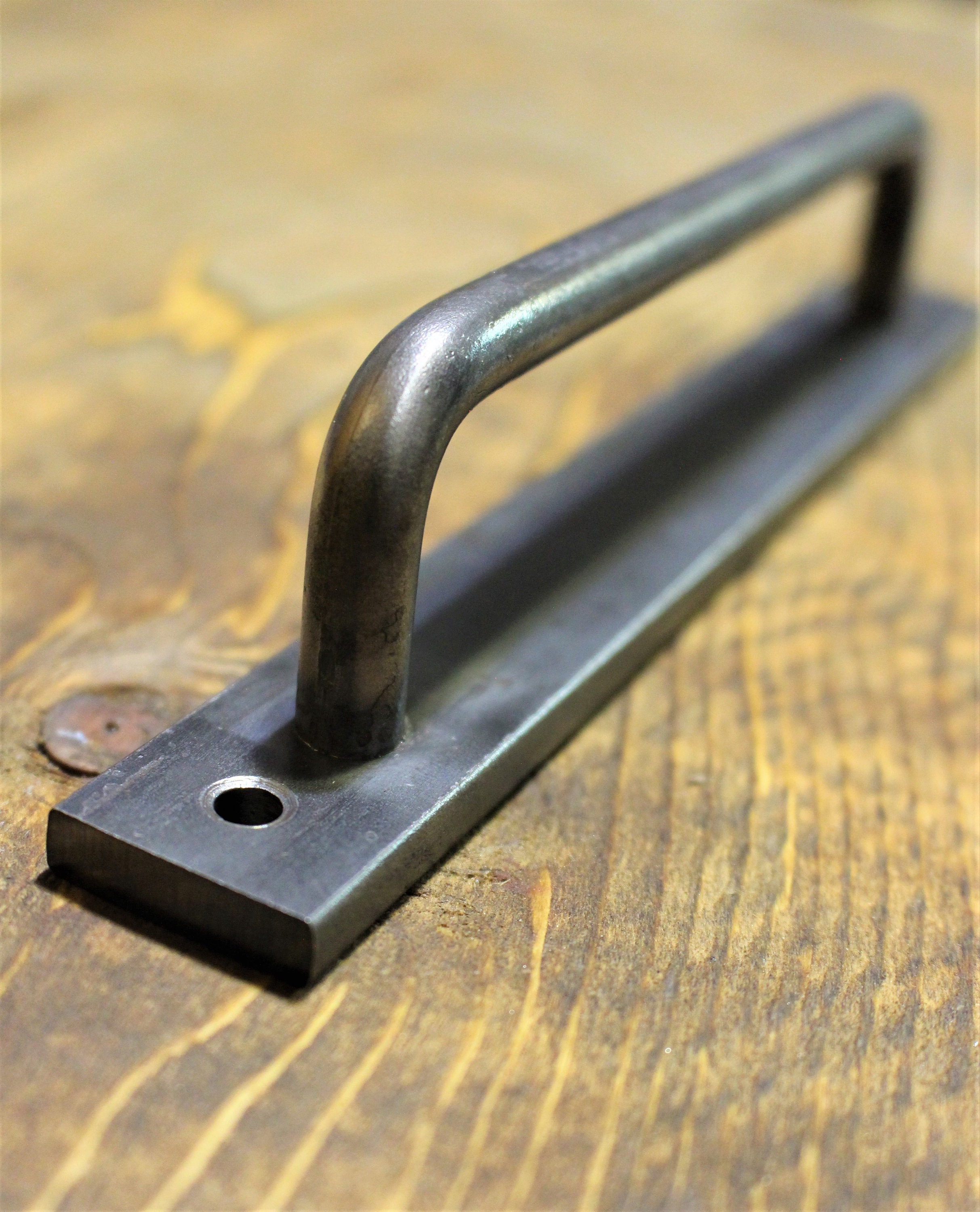Industrial Back Plate Round Drawer Handle Drawer Handle Etsy