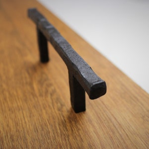Hand Forged Straight Drawer Handle- Individual