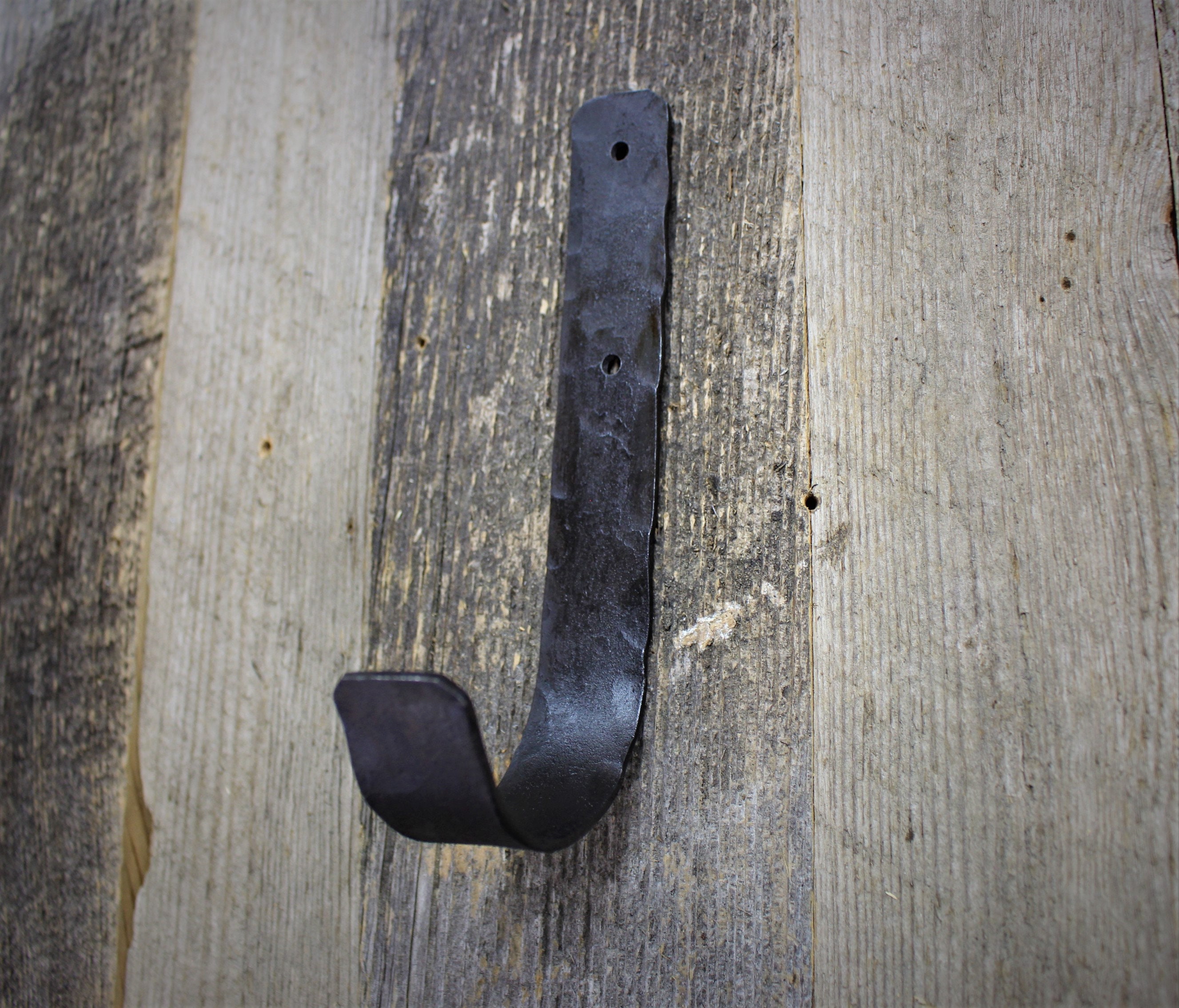 Large Rustic Outdoor Hook 8 Hand Hook Etsy