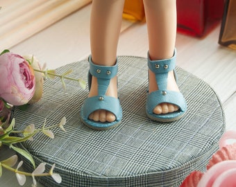 Greek-style sandals for the Spanish Paola doll, 32 cm tall