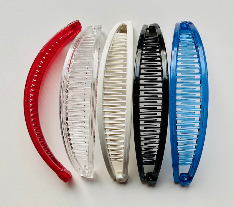 Banana Hair Clips 7 Inch USA Made 5pack Original Hair Etsy