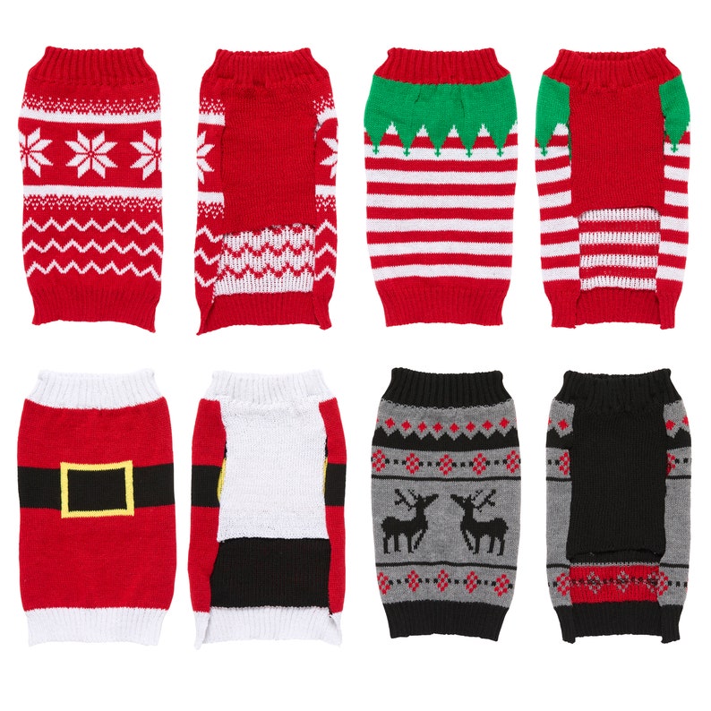 Christmas Dog Sweater Cute Festive Holiday Sweaters for Pets Etsy