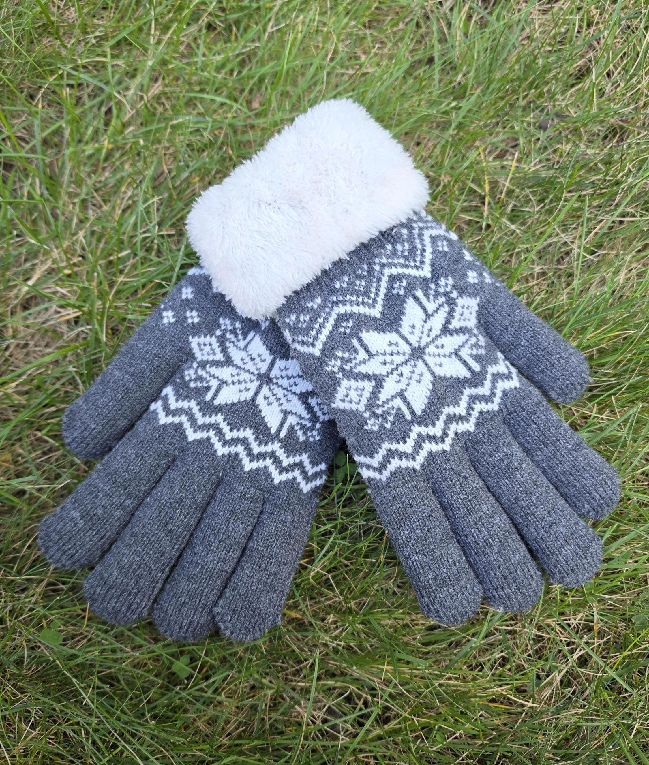 Long Fur Gloves - Etsy