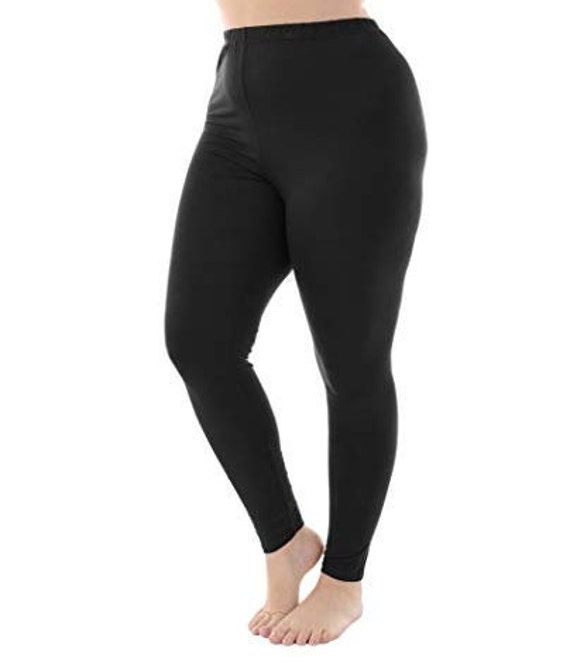 Leggings de talla grande para mujer, leggings negros ultra suaves con forro  polar, medias cálidas, leggings de moda, regalo para mamá, 1XL/2XL y  3XL/4XL -  México