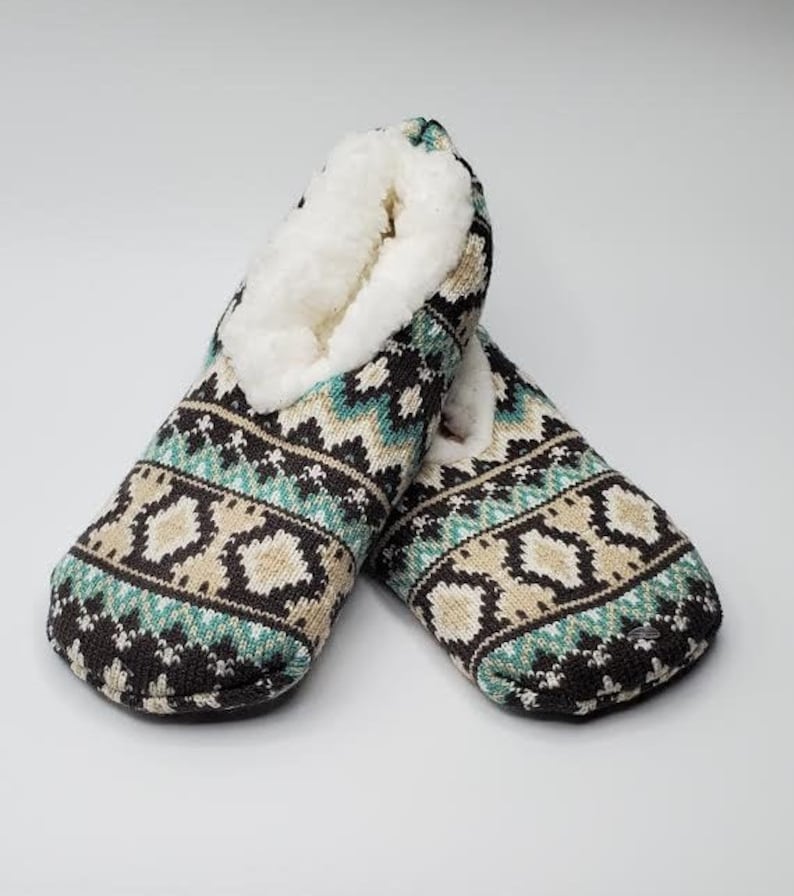 Women's Cozy House Slippers, Non Skid Slipper Socks, Comfy Indoor