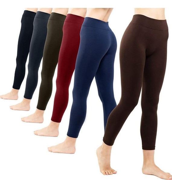 Women's Leggings Ultra Soft Fleece Lined Fashion Leggings - Etsy