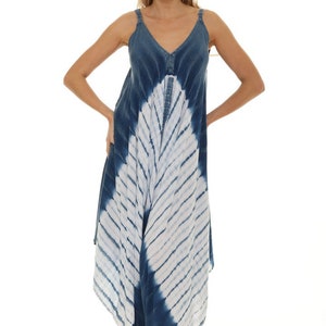 Boho Tie Dye Women's  Jumpsuit, Sleeveless Harem Romper, Festival Summer Jumpsuit, Plus Size Jumpsuit, S/M-L/XL and PLUS sizes