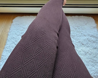 Ladies Fleece Lined Textured Fall Winter Leggings, Soft Everyday Leggings, Fashion Leggings, Comfy Warm Athletic Leggings, Gift For Her