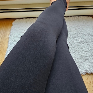 Women&#39;s Fleece Lined Plus Size leggings, Ultra Soft Black Leggings, Everyday Leggings, Workout Pants, Gift For Mom, Holiday Gift, 1XL/2XL