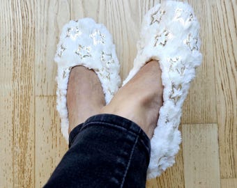 Women&#39;s Stylish Comfy Slippers, Non Skid Slipper Socks, Soft Sole Indoor Slippers, Cozy House Shoes, Gift For Her, Valentine&#39;s Day Gift