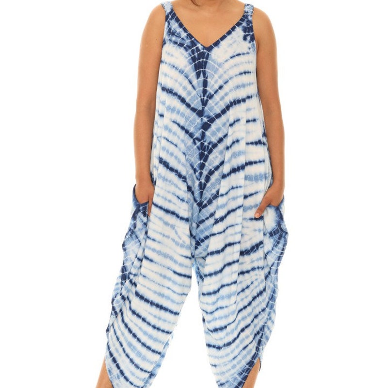 Women's Colorful Sleeveless Harem Jumpsuit