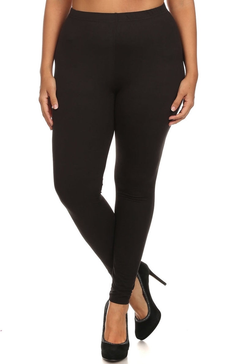 1XL/2XL 3XL/4XL Plus Size leggings Black Tights Black Etsy
