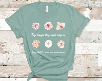 Botanical Tshirt, Dainty Wildflower Tee, Vintage Wildflowers, Gardening Shirt, Plant Shirt, Flower Shirt, Women's Tees, Boho Graphic