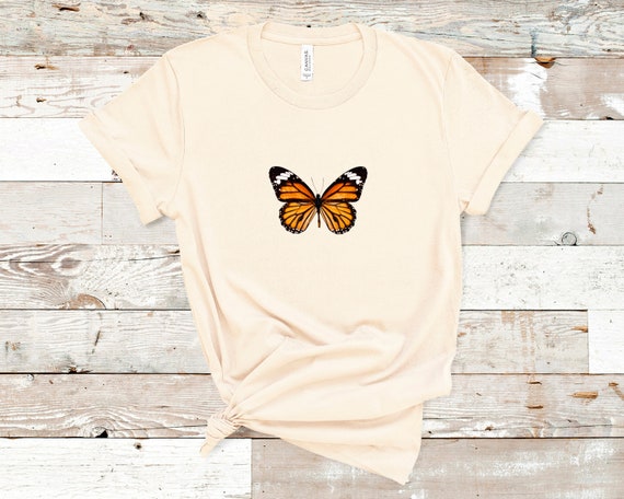 Butterfly Shirt Papillion Aesthetic Buttery Fly Tshirt | Etsy