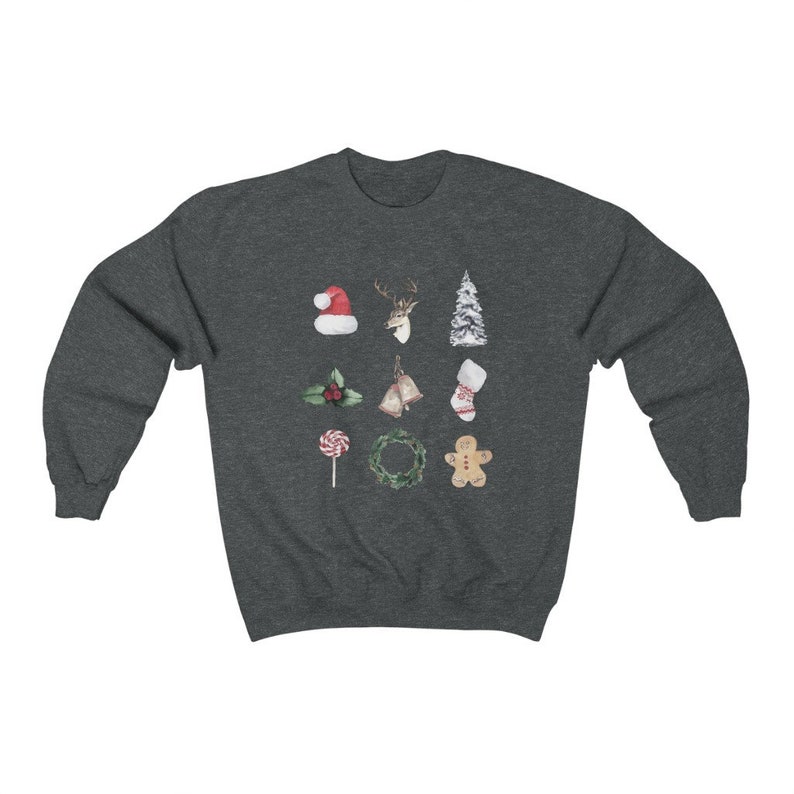 Christmas Sweatshirt Womens Graphic Sweatshirt Holiday Etsy