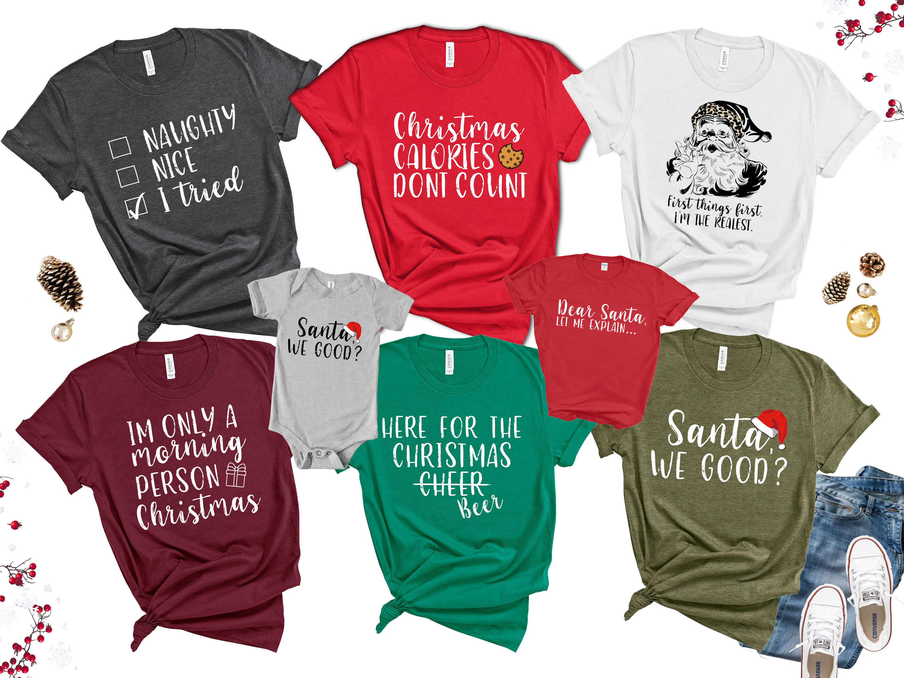 Funny Family Christmas Shirts 