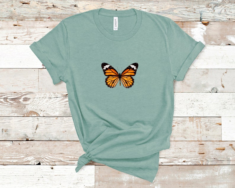 Butterfly Shirt Papillion Aesthetic Buttery fly tshirt Etsy