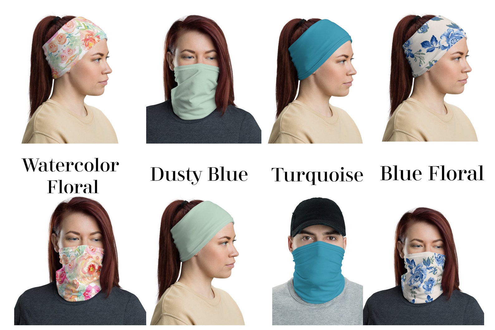 Pullover Mask Face Sleeve Multifunctional UNISEX Covering Etsy