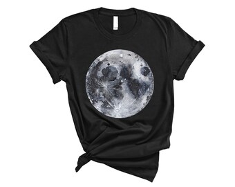 Full Moon Tshirt | Etsy Singapore