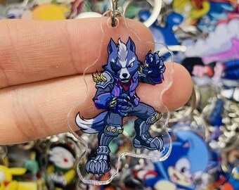 smash bros keychain
