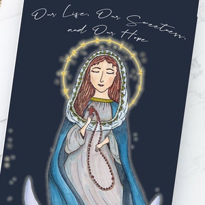 Blessed Mother with Rosary