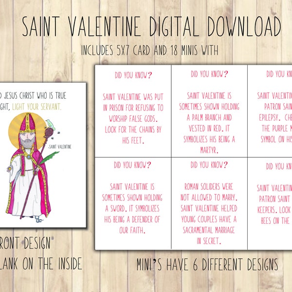 Saint Valentine Digital Download Bundle