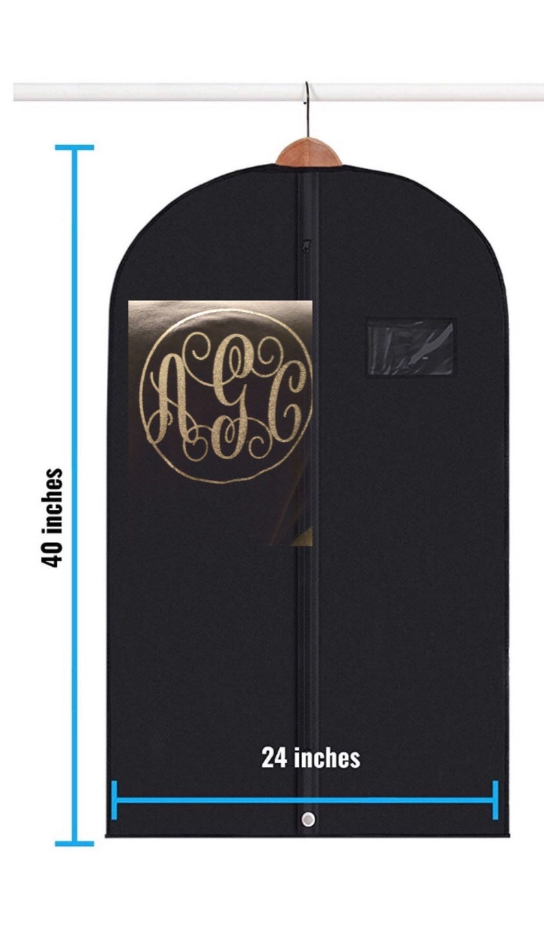 Personalized Equestrian BLACK garment bag show clothes bag Etsy