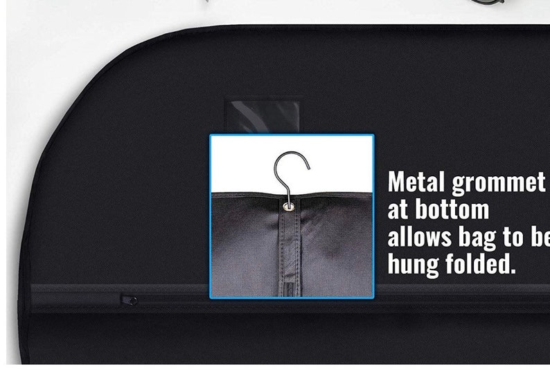 Personalized Equestrian BLACK garment bag show clothes bag Etsy