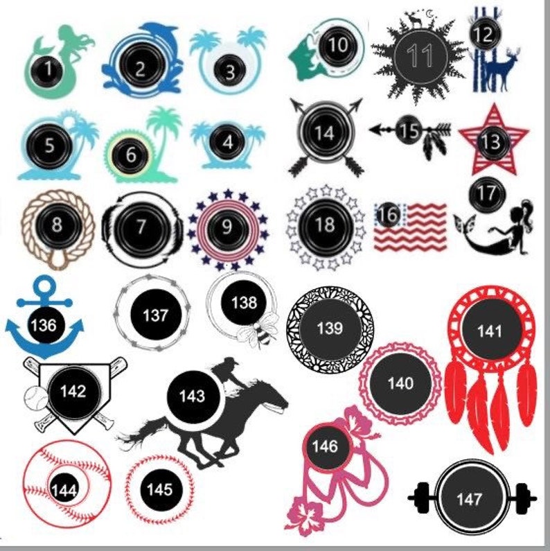 Jeep antenna decals Mermaids Hunting flags stars beach Etsy