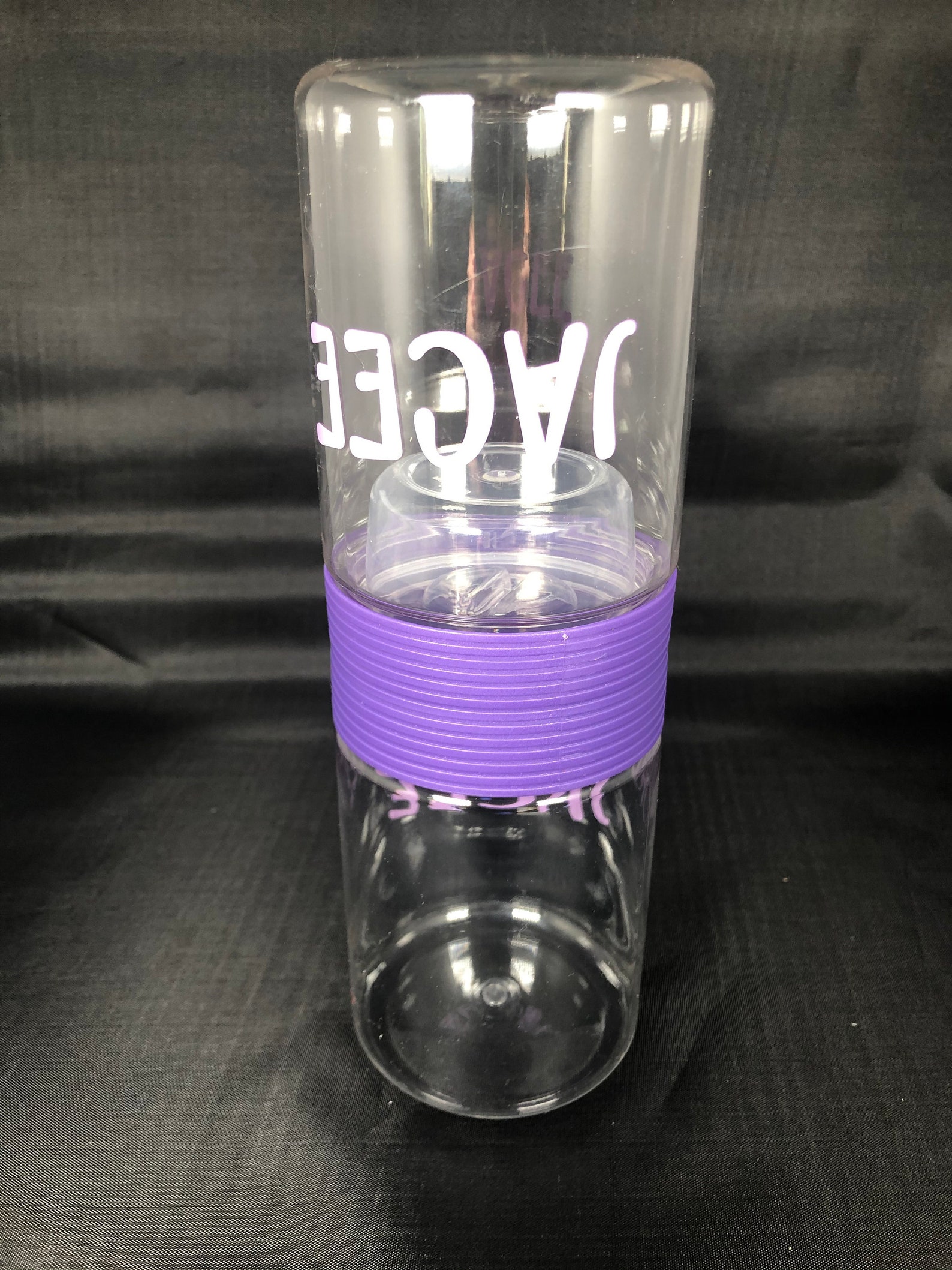 PERSONALIZED snack tower holder Holds two different snacks. Etsy