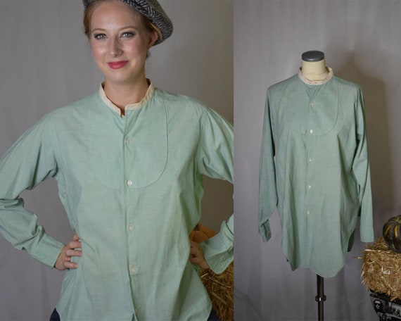 Vintage Edwardian Men's Shirt Vintage Early 1900s