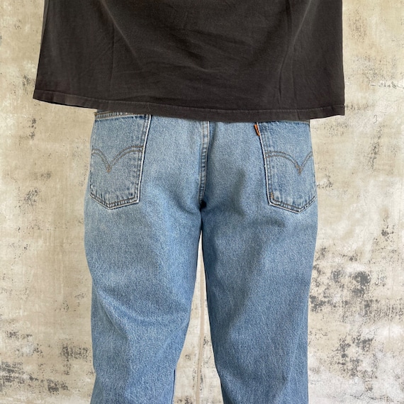 Vintage Levi’s Orange Tab 550 Jeans Size 38x34 Re… - image 10