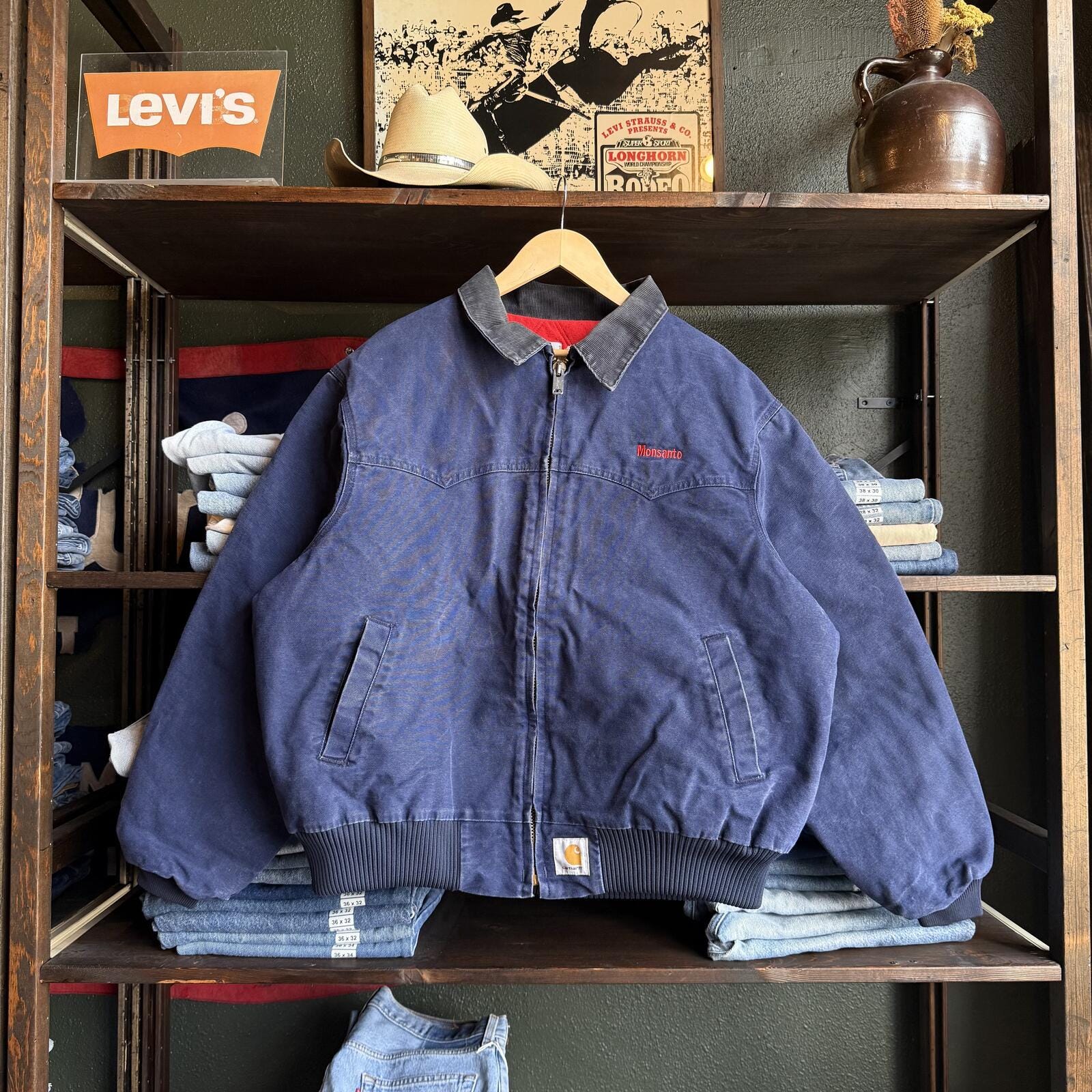 Vintage Carhartt Jacket Navy - Etsy - Page 2