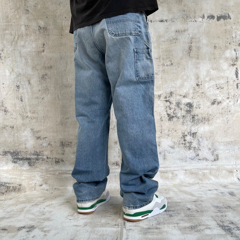 Vintage Denim Double Knee Carhartt Pants Size 40x35 Carpenter - Etsy