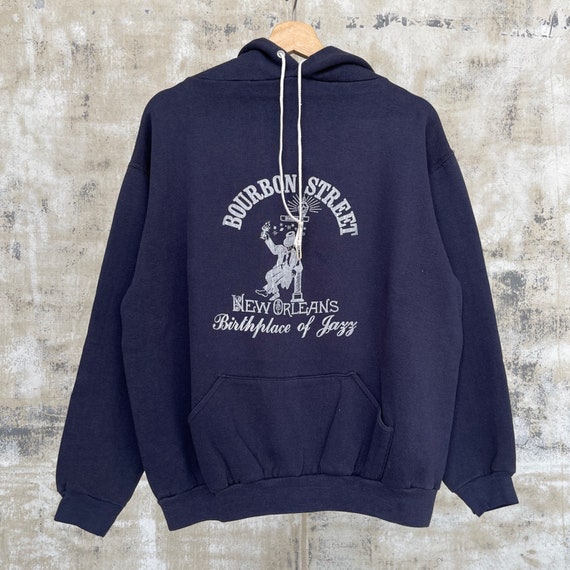 Vintage 80s Russell Athletic New Orleans Hoodie S… - image 1