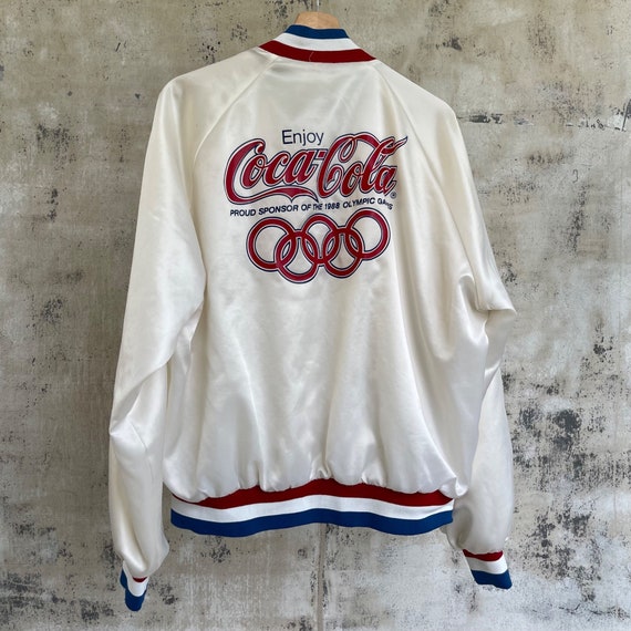 Vintage USA Olympics Chalk Line Jacket Size XL 19… - image 2