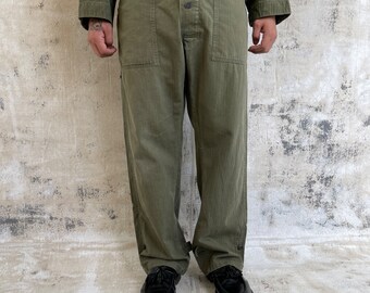 40s vintage Civilian HBT Coverall 米軍 メンズ