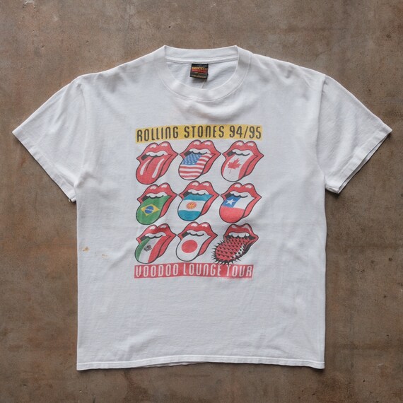 Vintage 90s Rolling Stones Voodoo Lounge T-shirt … - image 1