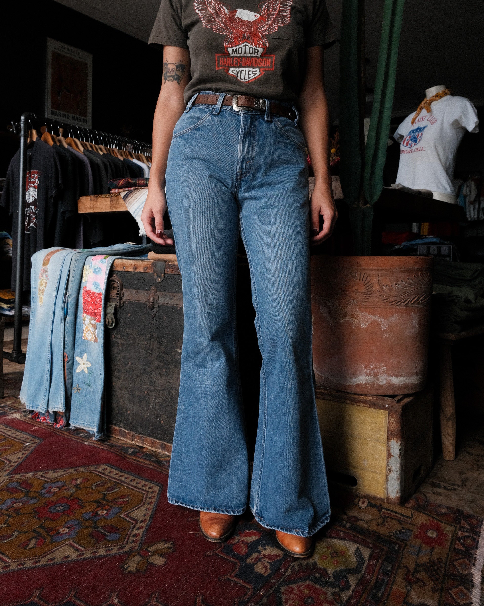 パンツ Levi's 684 70s 70's Levi's 684 BIG-E オレンジタブ デニムパンツ 良雰囲気