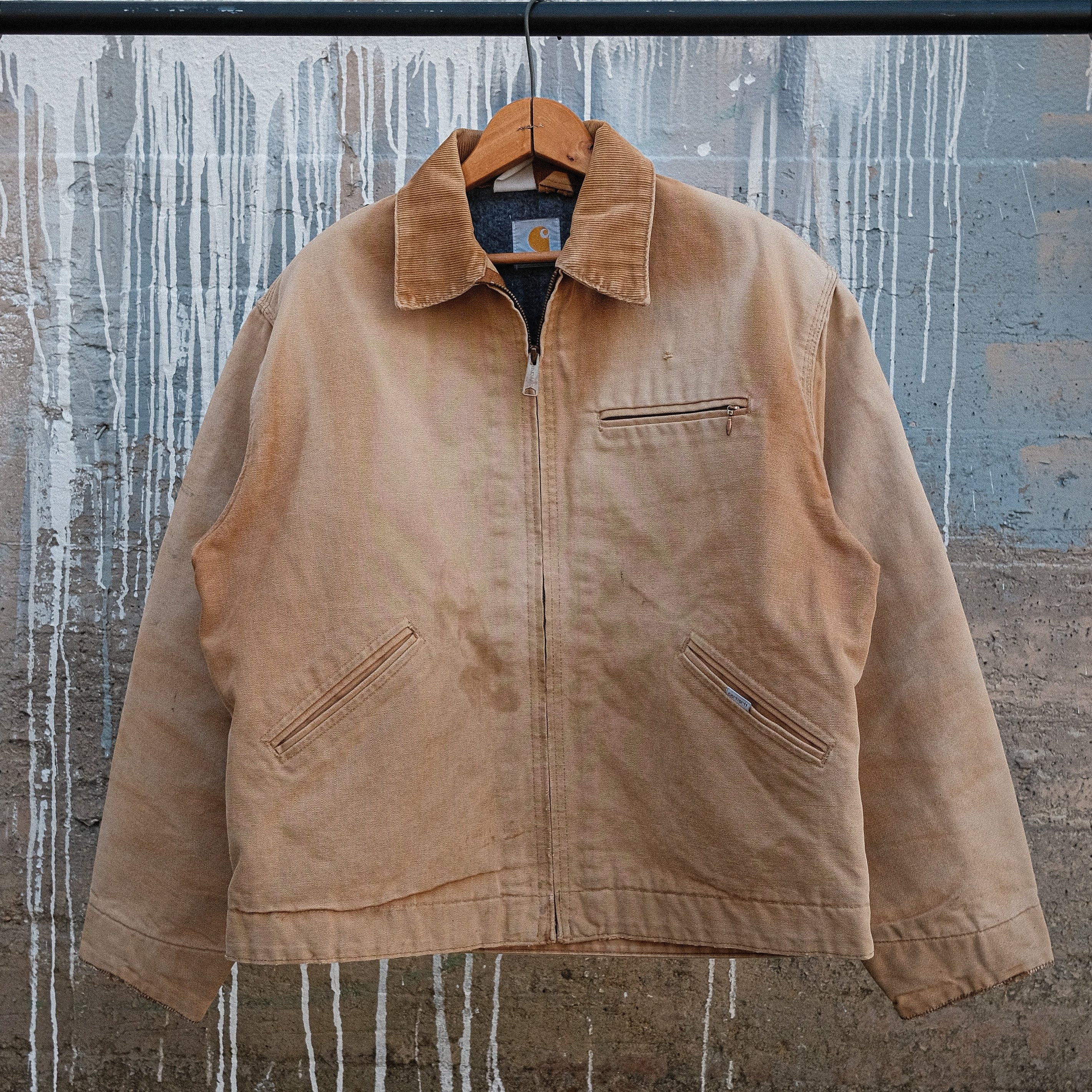 faded carhartt jacket