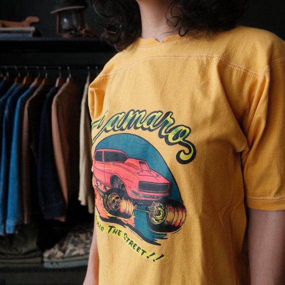 Vintage 70s Rats Hole Camaro Jersey T-shirt Size M - image 3