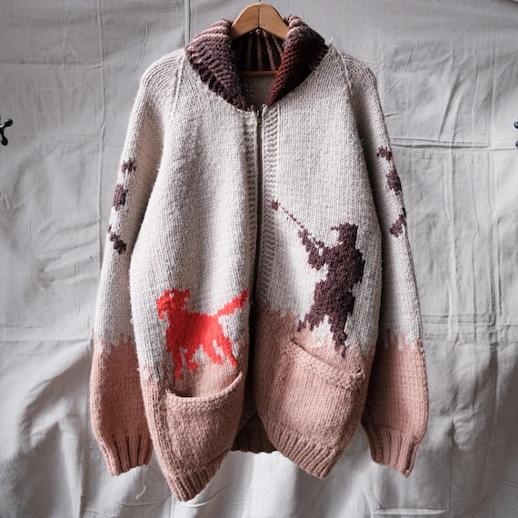 Xl cowichan knit cardigan - Gem