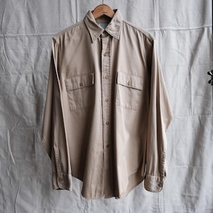50s 60s Vintageビンテージ SANFORIZED スモックシャツ ヴィンテージワークシャツ チェーンステッチ刺繍 SANFORIZED 50s